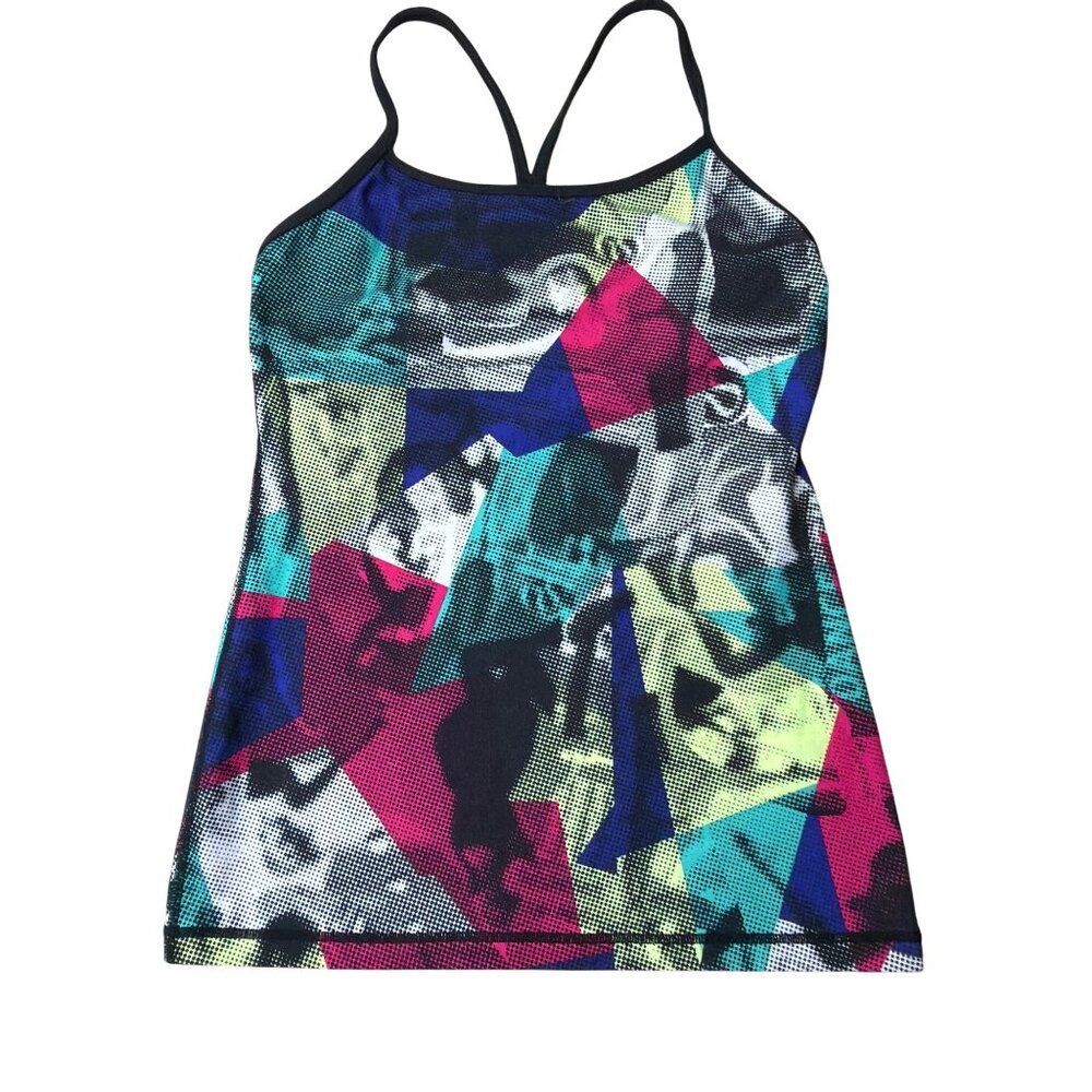 Lululemon Women's  Power Y Built In Shelf Bra Racerback Tank  size 6